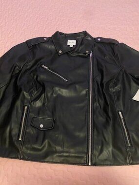 Nine West 5X Faux Leather Ladies Jacket